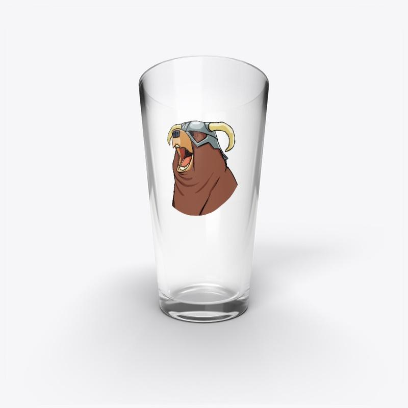 Happy Dovahbear Pint Glass